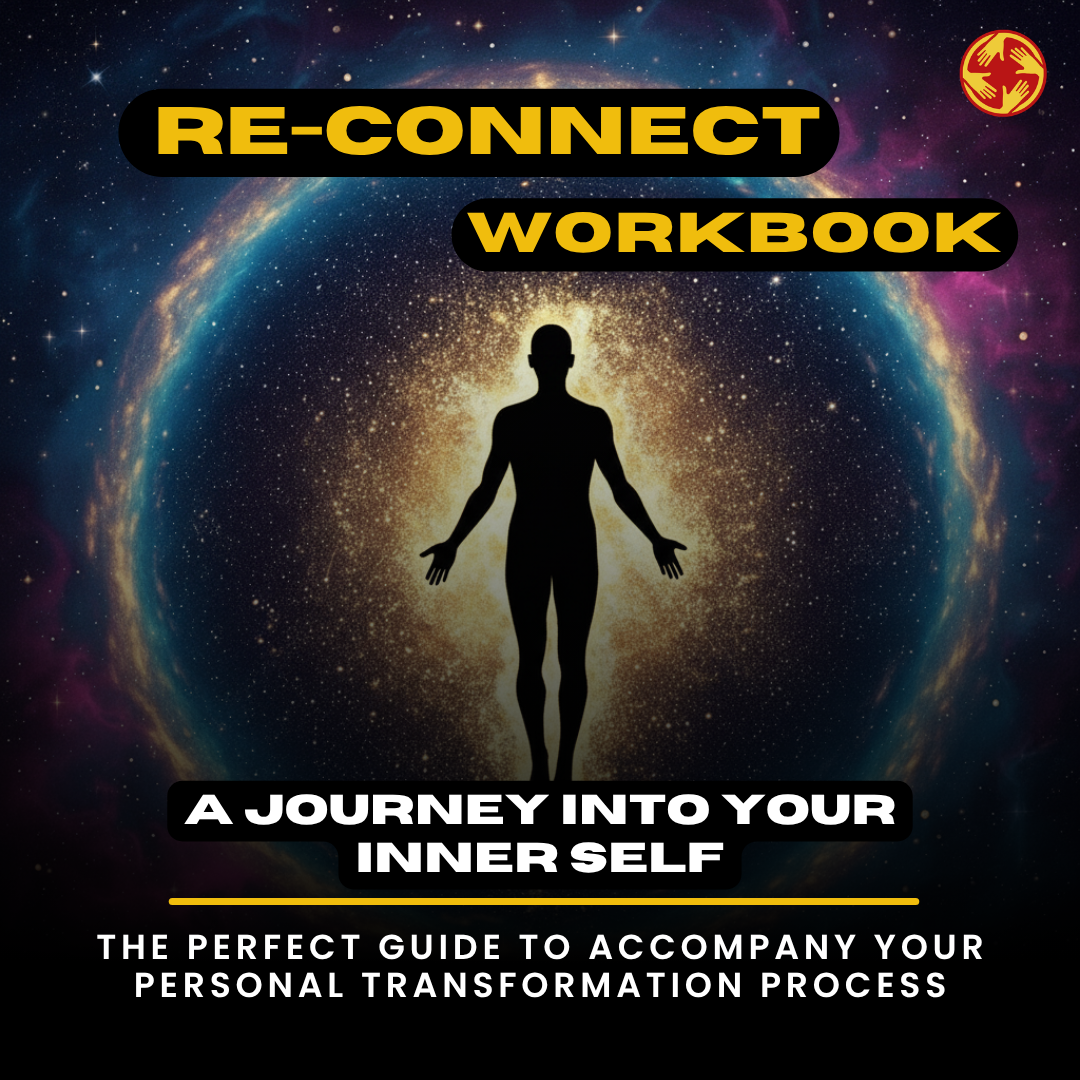 RE-CONNECT Workbook cover — stop overthinking and heal through 4 weeks of somatic breathwork practices